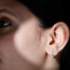 Rosec Jewels-Certified Lab Grown Diamond Dangling Earrings for Women