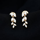 Rosec Jewels-Certified Lab Grown Diamond Dangling Earrings for Women