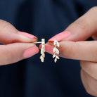 Rosec Jewels-Certified Lab Grown Diamond Dangling Earrings for Women