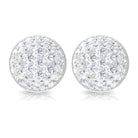 Rosec Jewels-Alluring Diamond Bridal Stud Earring with Screw Back Closure
