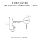 Rosec Jewels-Diamond Moon Drop Hoop Earrings