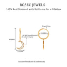 Rosec Jewels-Diamond Moon Drop Hoop Earrings