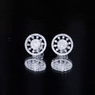 Certified Diamond Statement Ear Studs Lab - ( EF-VS ) - Rosec Jewels