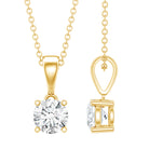 Rosec Jewels-IGI Certified 1 CT Lab Grown Diamond Solitaire Pendant