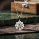 4 Carat IGI Certified Lab Grown Diamond Pendant Necklace Lab - ( E-VS1 ) - Rosec Jewels