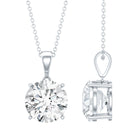 5 Carat IGI Certified Lab Grown Diamond Bridal Necklace Lab - ( E-VS1 ) - Rosec Jewels
