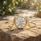 IGI Certified 1 CT Lab Grown Diamond Necklace in Bezel Setting Lab - ( E-VS1 ) - Rosec Jewels
