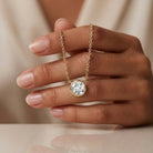 Bezel Set IGI Certified 2 Carat Lab Grown Diamond Solitaire Necklace Lab - ( E-VS1 ) - Rosec Jewels