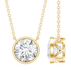 Rosec Jewels-IGI Certified 3 Carat Lab Grown Diamond Solitaire Necklace for Women