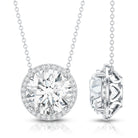 Rosec Jewels-IGI Certified 5 Carat Lab Grown Diamond Wedding Necklace