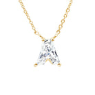 Rosec Jewels-Lab Grown Diamond Initial A Necklace 2 Carat