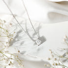 Rosec Jewels-2 Carat Initial B Necklace with Certified Lab Grown Diamond