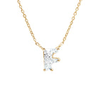 Rosec Jewels-2 Carat Lab Grown Diamond Necklace with Initial F