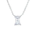 Rosec Jewels-Lab Grown 2 Carat Diamond Initial Necklace I with Certificate