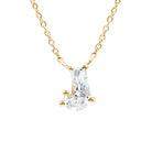 Rosec Jewels-Fancy Cut 2 Carat Lab Grown Diamond J Necklace for Women