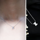 Rosec Jewels-Certified Lab Grown 2 Carat Diamond Z Initial Necklace