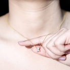 Rosec Jewels-Certified Lab Grown 2 Carat Diamond Z Initial Necklace