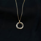 Certified Diamond Eternity Circle Necklace For Her Natural - ( HI-SI ) - Rosec Jewels