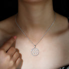 Certified Moissanite Zodiac Aquarius Pendant Necklace D-VS1 - Rosec Jewels
