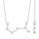 Certified Moissanite Constellation Scorpio Zodiac Necklace D-VS1 - Rosec Jewels