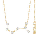 Certified Moissanite Constellation Scorpio Zodiac Necklace D-VS1 - Rosec Jewels