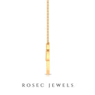 Rosec Jewels-1/4 CT Interlocking Heart Diamond Pendant in Gold