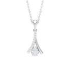 Rosec Jewels-Modern Round Cut Diamond Pendant Necklace