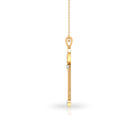 Rosec Jewels-Vintage Key Charm Pendant Necklace with Diamonds