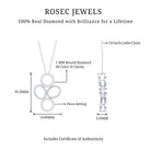 Rosec Jewels-Diamond Contemporary Pendant Necklace in Two Tone Gold