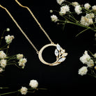 Rosec Jewels-Nature Inspired Lab Grown Diamond Eternity Necklace