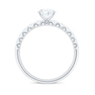 Rosec Jewels-Pear Shaped Moissanite Solitaire Engagement Ring