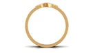 Certified Natural Diamond Infinity Band Ring Natural - ( HI-SI ) - Rosec Jewels