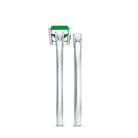 Rosec Jewels-Natural Emerald Cut Emerald Diamond East West Engagement Ring and Wedding Band Set