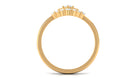 Contemporary Diamond Promise Ring with Certificate Natural - ( HI-SI ) - Rosec Jewels