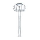 Rosec Jewels-Genuine 1.35 Carat London Blue Topaz Solitaire Engagement Ring