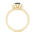 Rosec Jewels-Genuine 1.35 Carat London Blue Topaz Solitaire Engagement Ring