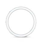 Baguette Cut Lab Grown Diamond Wedding Band With Certificate Lab - ( EF-VS ) - Rosec Jewels
