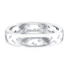 Baguette Cut Lab Grown Diamond Wedding Band With Certificate Lab - ( EF-VS ) - Rosec Jewels