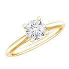 Rosec Jewels-1 CT Lab Grown Diamond Solitaire Engagement Ring with IGI Certificate