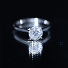 IGI Certified Lab Grown Diamond 2 Carat Engagement Ring for Women Lab - ( E-VS1 ) - Rosec Jewels