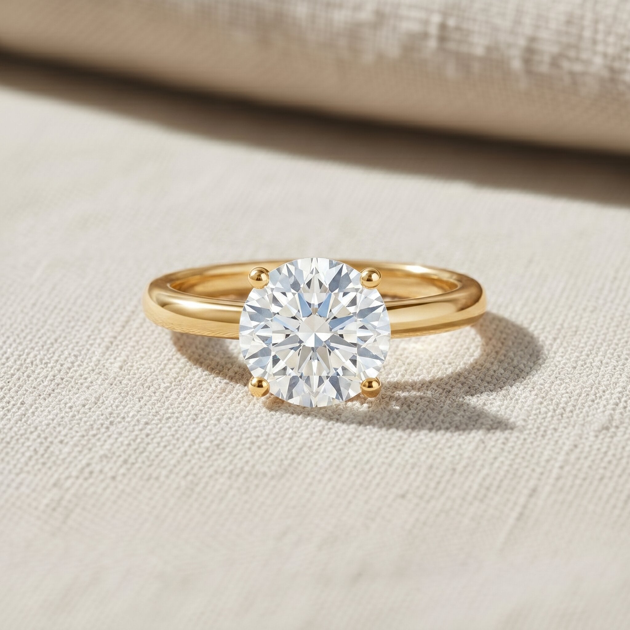 3 Carat IGI Certified Lab Grown Diamond Solitaire Engagement Ring Lab - ( E-VS1 ) - Rosec Jewels