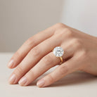IGI Certified 4 Carat Lab Grown Diamond Engagement Ring Lab - ( E-VS1 ) - Rosec Jewels