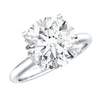 Rosec Jewels-Lab Grown Diamond 5 Carat Engagement Ring with IGI Certificate