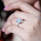 Lab Grown Diamond 5 Carat Engagement Ring with IGI Certificate Lab - ( E-VS1 ) - Rosec Jewels