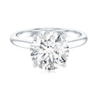 Rosec Jewels-Lab Grown Diamond 5 Carat Engagement Ring with IGI Certificate