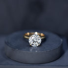 Lab Grown Diamond 5 Carat Engagement Ring with IGI Certificate Lab - ( E-VS1 ) - Rosec Jewels