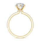 Rosec Jewels-2 Carat Lab Grown Diamond Heart Engagement Ring for Her