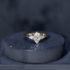IGI Certified Lab Grown Diamond Three Stone Engagement Ring for Women Lab - ( E-VS1 ) - Rosec Jewels