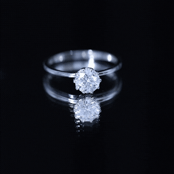 1 Carat Lab Diamond Engagement Ring with IGI Certificate Lab - ( E-VS1 ) - Rosec Jewels
