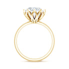 Rosec Jewels-IGI Certified 4 CT Lab Grown Diamond Lotus Engagement Ring